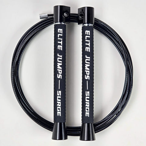 Surge® 4.0 - Speed Jump Rope Jump Rope Elite Jumps Black