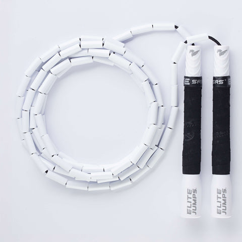 Freestyle Beaded Jump Rope Jump Rope Elite Jumps White