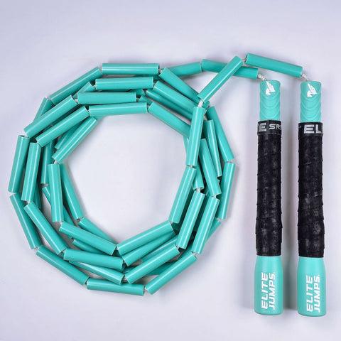 Heavy Beaded (1/2 lb) Jump Rope Jump Rope Elite Jumps Turquoise
