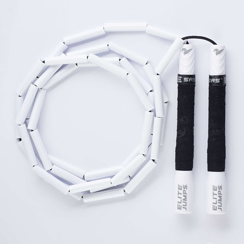 Heavy Beaded (1/2 lb) Jump Rope Jump Rope Elite Jumps White