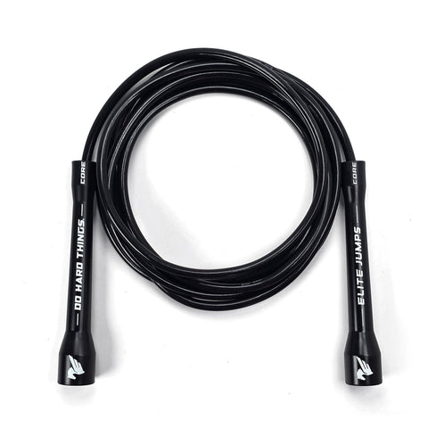 Do Hard Things® - 6mm PVC Jump Rope Jump Rope Elite Jumps 5" Blackout
