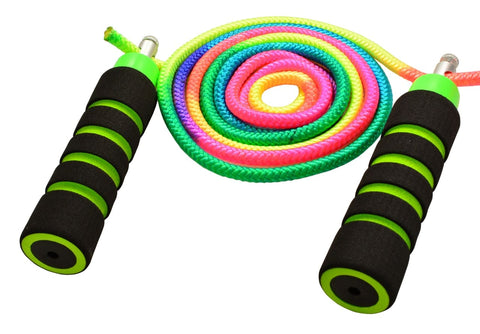 Rainbow Tie-Die Cloth Rope Jump Rope Elite Jumps