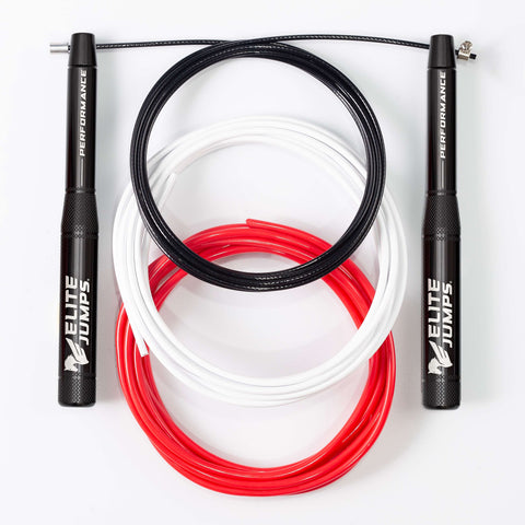 Sports Performance Jump Rope Jump Rope Elite Jumps Black