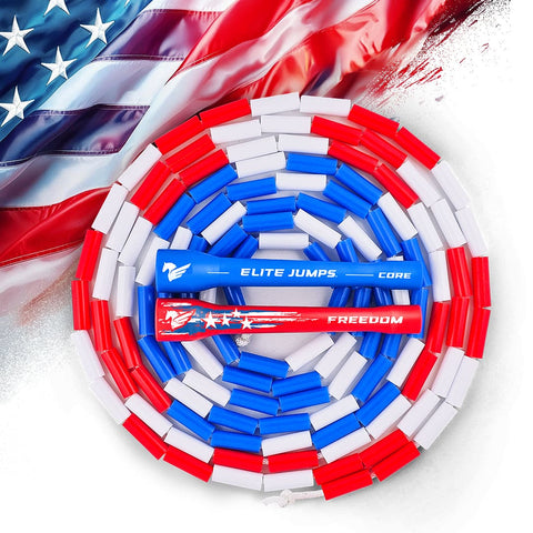 FREEDOM - USA Flag Beaded Jump Rope Jump Rope Elite Jumps USA
