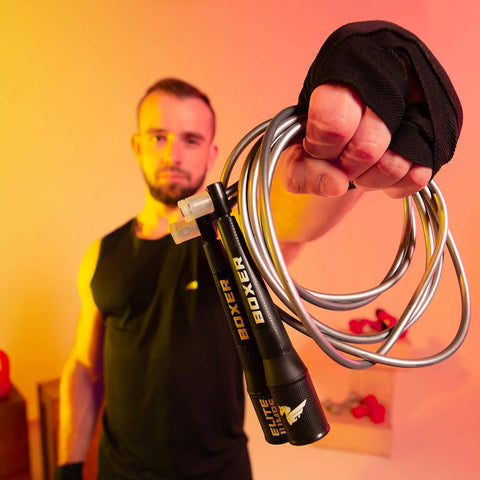 Boxer Training Jump Rope - 5mm PVC Jump Rope Elite Jumps
