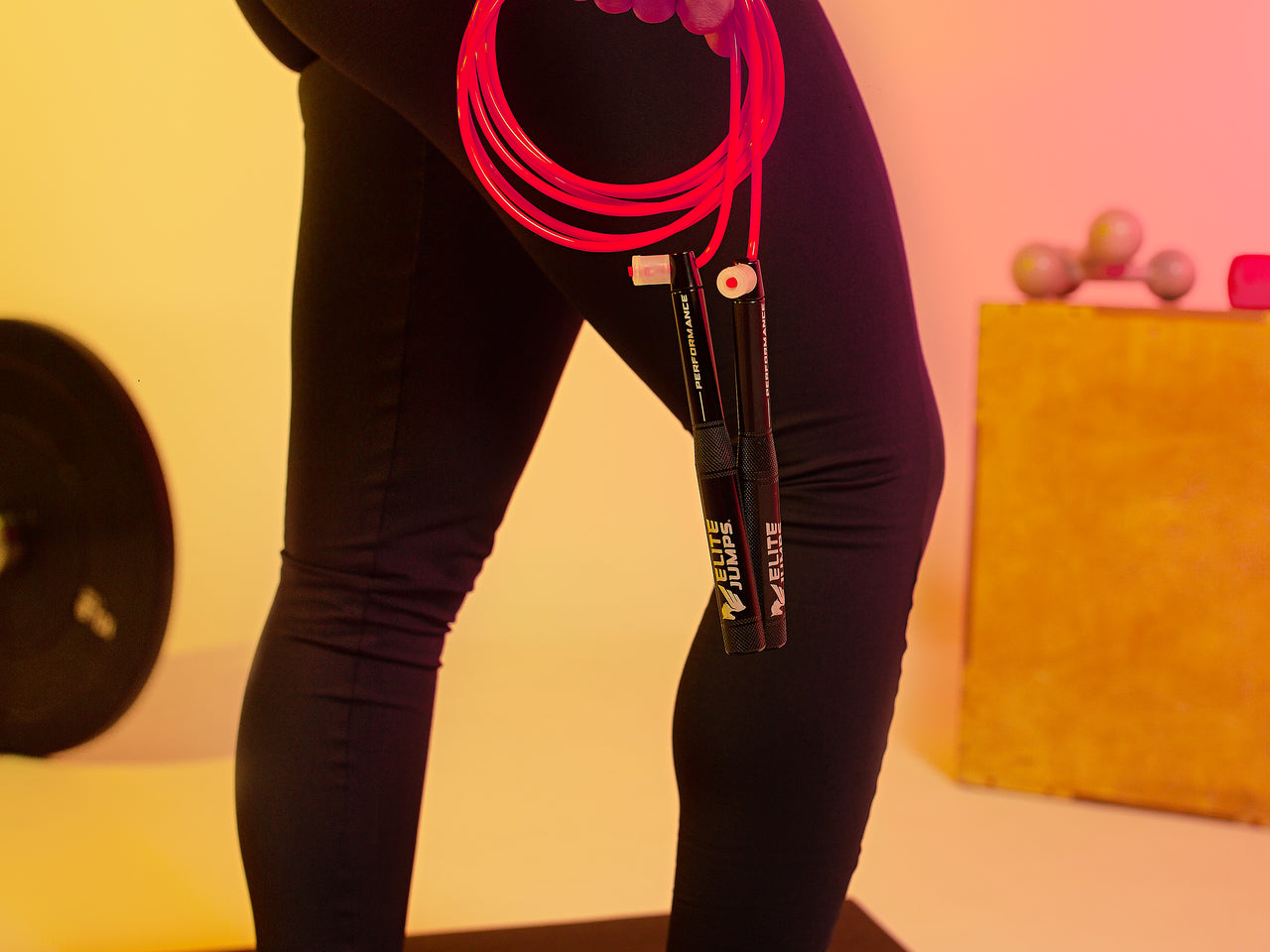 If you're using a different kind of jump rope, for example, a weighted