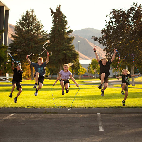 5 Kids Jumping Rope and Having Fun - Elite-Jumps