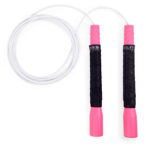 Fit Rope - Long 8" Handle Pro Freestyle Jump Rope Jump Rope Elite Jumps Yes Pink