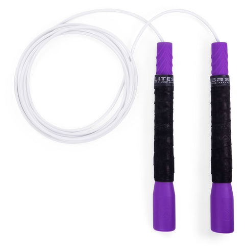 Fit Rope - Long 8" Handle Pro Freestyle Jump Rope Jump Rope Elite Jumps Yes Purple