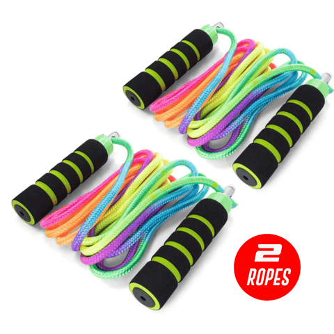 Rainbow Tie-Die Cloth Double Dutch Ropes