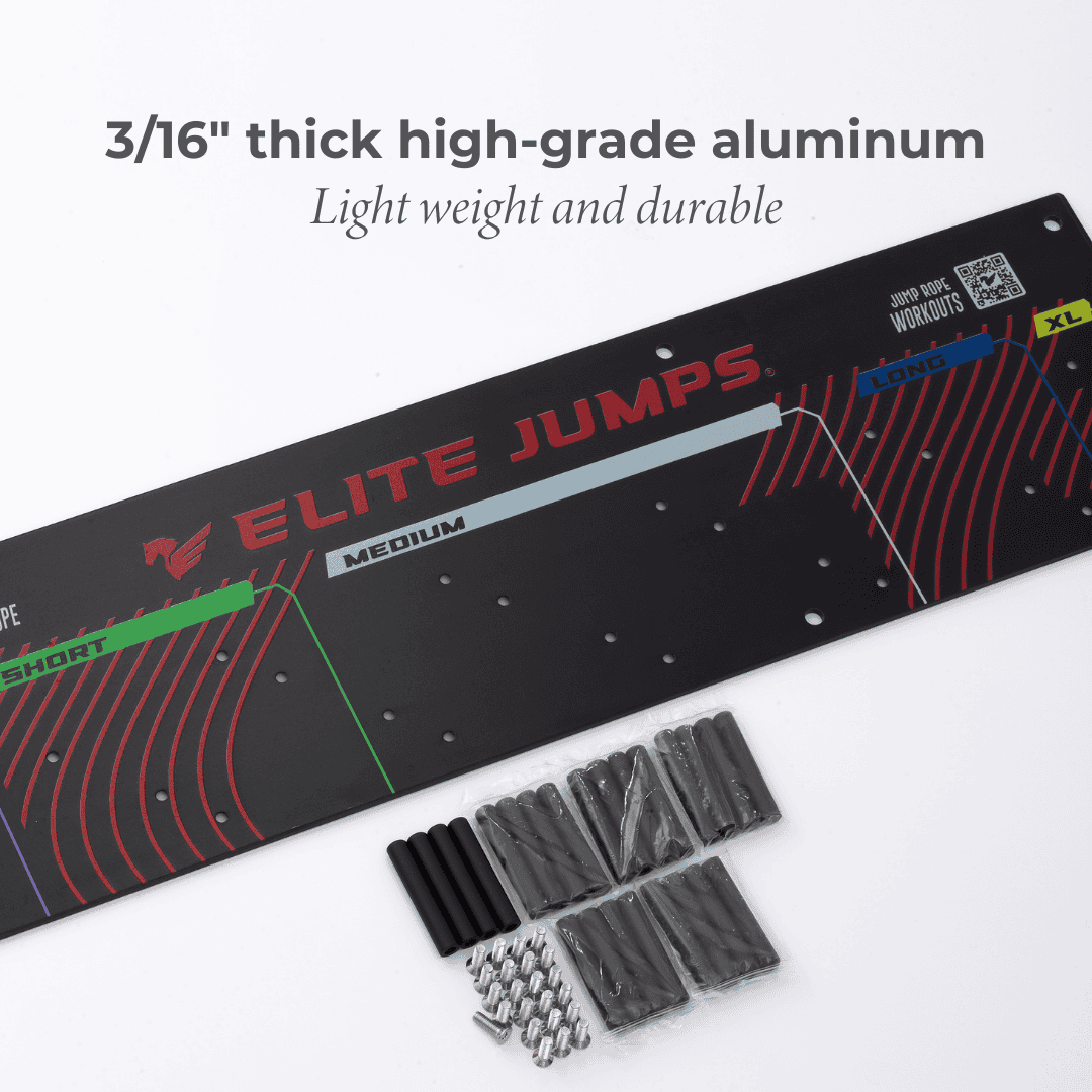 12 Jump Rope Set with Wall Rack for Storage – Elite Jumps