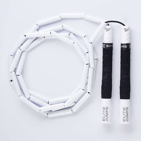 Heavy Beaded (1/2 lb) Jump RopeElite Jumps White