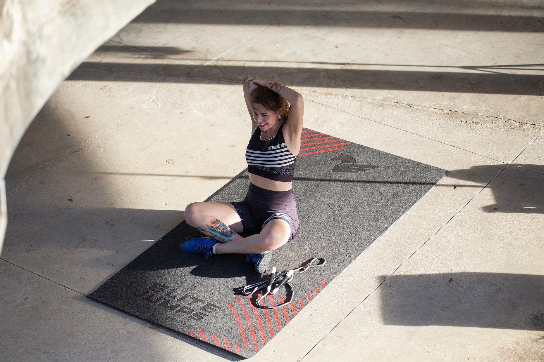 Jump Rope Mat - Knee & Rope Protection | Elite Jumps