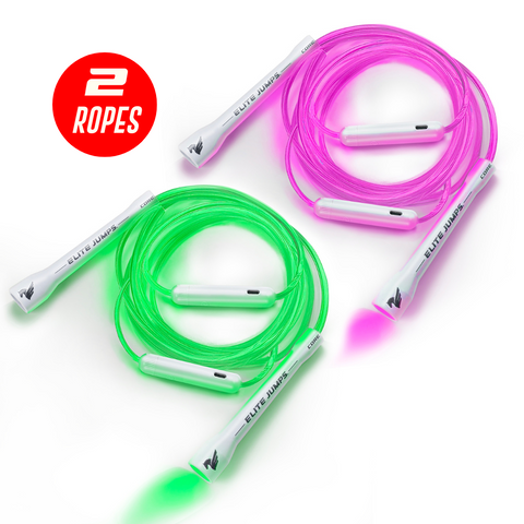 Light Show LED Double Dutch Jump Ropes - 12ft