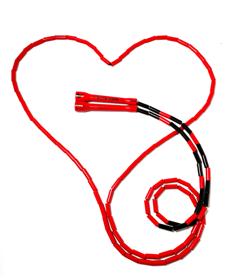 Valentine's Red Rose Limited Edition - Core 1" Beaded Jump Rope