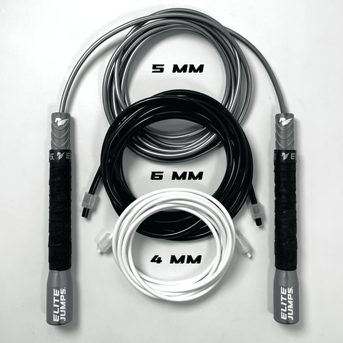 PVC Freestyle Jump Rope 3 Rope Bundle Bag Elite Jumps
