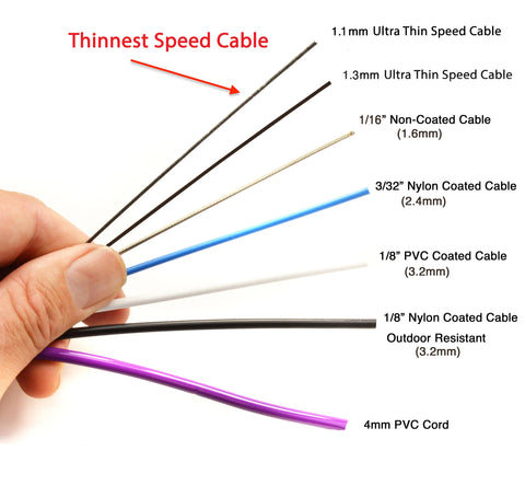 Ultra Thin Speed Cable (1.1mm or 1.3mm) - Elite Jumps