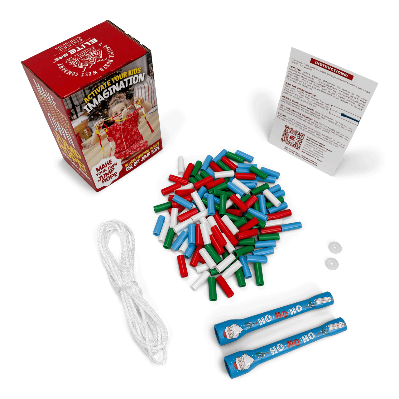 Home / Collections / Make Your Own Jump Rope Kit - Christmas Kids Edition