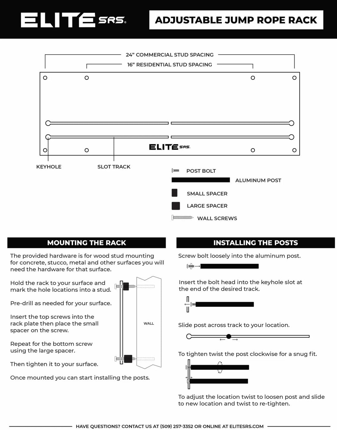 Adjustable Jump Rope Rack - Elite Jumps